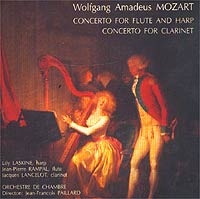 Mozart Concerto For Flute & Harp Concerto For Clarinet артикул 9346c.
