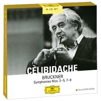 Sergiu Celibidache Bruckner Symphonies Nos 3-5 & 7-9 Collectors Edition (8 CD) артикул 9356c.